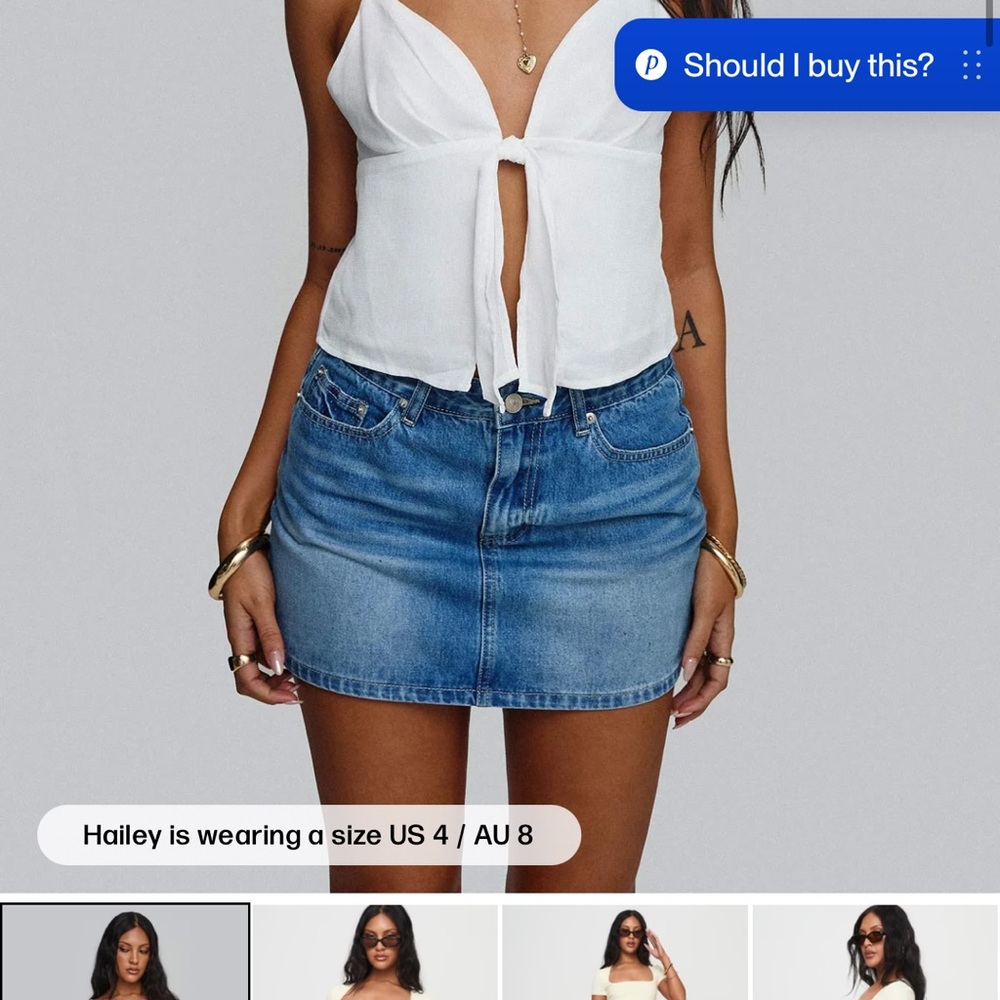 Princess Polly Denim Skirt